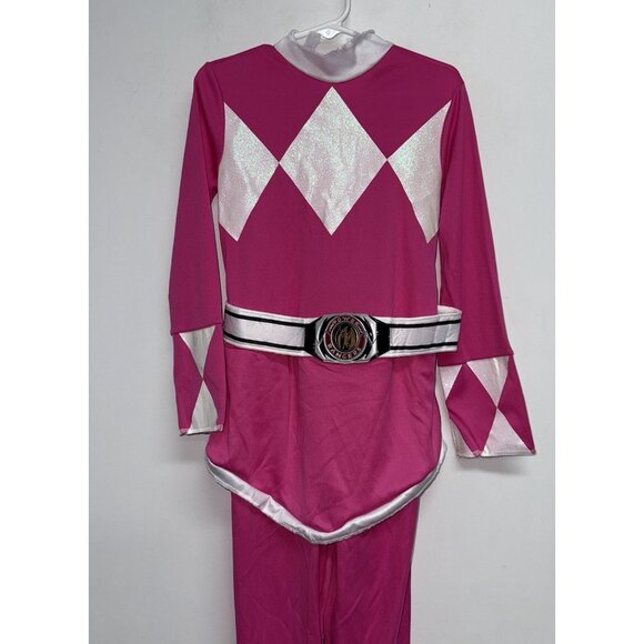 Power Rangers Pink Ranger Halloween Costume Girls Size Small 4-6X Jumpsuit - Picture 2 of 7